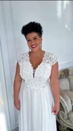 Sukienka ślubna Dagna rozmiar 48 - obrazek 2