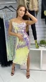 Sukienka wieczorowa Lumina cekiny - obrazek 4