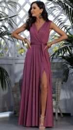 Sukienka Elizabeth Salma Maxi brokat - obrazek 5