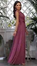 Sukienka Elizabeth Salma Maxi brokat - obrazek 4