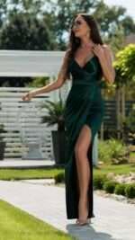 Sukienka Ivet satyna Elizabeth - obrazek 4