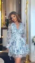 Sukienka Pretty Women  Sophia niebieska