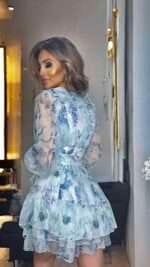 Sukienka Pretty Women  Sophia niebieska - obrazek 3